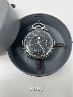 Vintage Hamilton Military Master Navigation Watch Complete with RARE Shock Case
