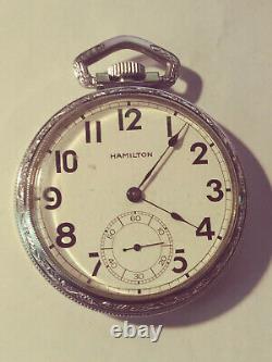 Vintage Hamilton Pocket Watch 17j 16s #1222173 (#W-91)
