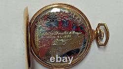Vintage Hamilton Pocket Watch 17j Serial 3205630 Model 2 Grade 912 Size 12s