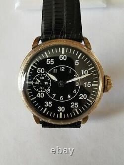 Vintage Hamilton Pocket Watch 917 10s Wrist Conversion Pilot Style Manual Wind