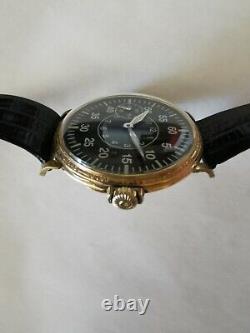 Vintage Hamilton Pocket Watch 917 10s Wrist Conversion Pilot Style Manual Wind