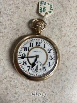 Vintage Hamilton Pocket Watch 974 Movement Working