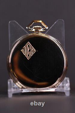 Vintage Hamilton Pocket Watch, Grade 921, 21 Jewels Solid 14K Gold Case Running