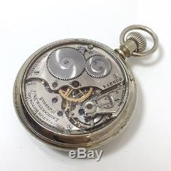 Vintage Hamilton Pocket Watch Yr. 1912 Transparent Showcase Skeleton Model 978