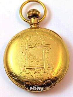 Vintage Hamilton Pocket Watch in 18K Gold, 1910, Vintage Watches