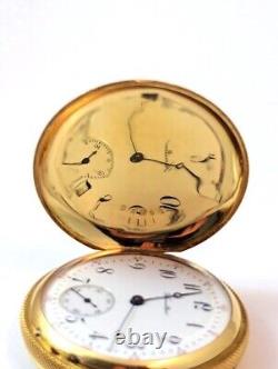 Vintage Hamilton Pocket Watch in 18K Gold, 1910, Vintage Watches