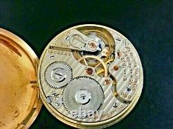 Vintage Hamilton RR 992, 16s. 21j. Pocket Watch Swingout 25-Year Case SERVICED