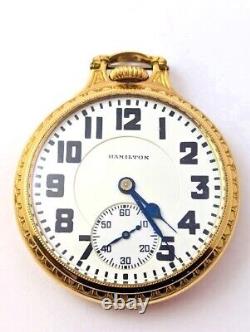 Vintage Hamilton Railroad Pocket Watch, 1900's, Vintage Watches