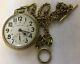 Vintage Hamilton Railroad Pocket Watch 992 10k Gold Filled 21 Jewell With Chain