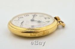 Vintage Hamilton Railroad Special 992b 10k Gold Filled Pocket Watch 21 Jewels