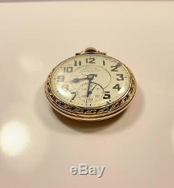 Vintage Hamilton Railway Special 10k Gold Filled Pocket Watch Rare 992 B Model