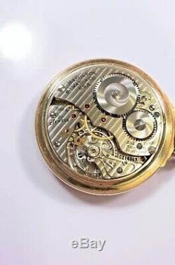 Vintage Hamilton Railway Special 10k Gold Filled Pocket Watch Rare 992 B Model