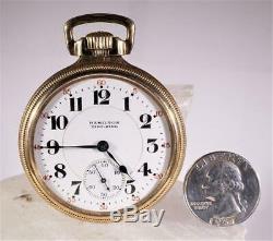 Vintage Hamilton Time-King Pocket Watch 21j 992 Grade Size 16s Railroad Grade