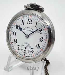 Vintage Hamilton Traffic Special Swiss 669 Pocket Watch 17s 16s