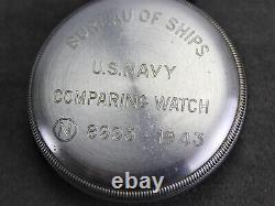 Vintage Hamilton U. S. Navy Bureau of Ships Comparing Watch (N) 8995-1943