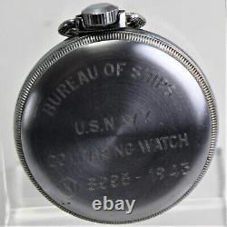 Vintage Hamilton U. S. Navy Bureau of Ships Comparing Watch (N) 8995-1943