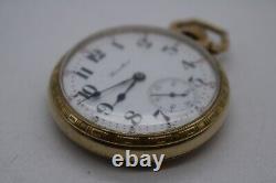 Vintage Hamilton Watch Co. 975 10k Gold-filled 17-jewels Pocket Watc (ao2076857)