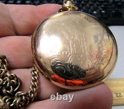 Vintage Hamilton pocket watch 21 jewels 5 positions 10K gold filled, not working