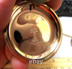 Vintage Hamilton pocket watch 21 jewels 5 positions 10K gold filled, not working