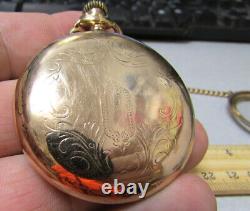 Vintage Hamilton pocket watch 21 jewels 5 positions 10K gold filled, not working