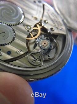 Vintage In Box Hamilton Pocket Watch 17j 12s Jewel 912 Model 2 Nice Clean