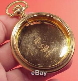 Vintage J Boss Ball Watch Co 18s Hamilton Gf Case O F Pocket Watch Case