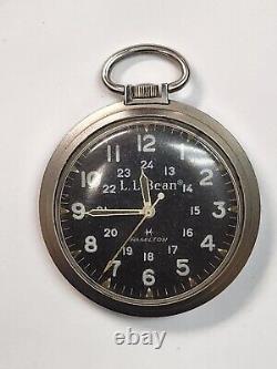 Vintage L. L. Bean Hamilton Mechanical Field Pocket Watch