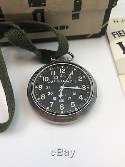Vintage LL Bean Hamilton Men's Field Watch Military Style Pocket Watch