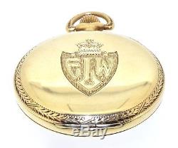 Vintage Solid 14K Yellow Gold Hamilton Pocket Watch Excellent condition
