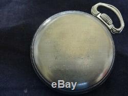 Vintage WW2 1944 Hamilton G. C. T. 4992B 22 Jewels 6 Pos. Military Pocket Watch