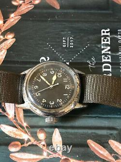 Vintage WW2 US Navy Hamilton military watch, FSSC-H3, Rare 2987 issue
