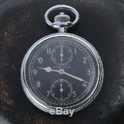Vintage World War 2 Hamilton Military Chronograph Model 23 Navigation Watch
