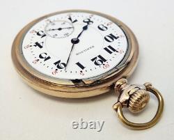 Vtg 1920s Hamilton 992 16s 21J Pocket Watch Swing-Out Philadelphia Case Running