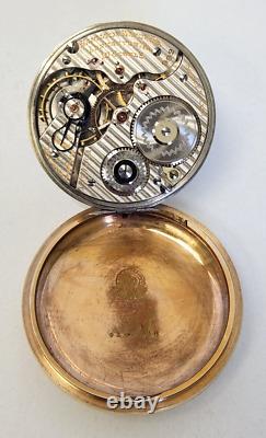 Vtg 1920s Hamilton 992 16s 21J Pocket Watch Swing-Out Philadelphia Case Running