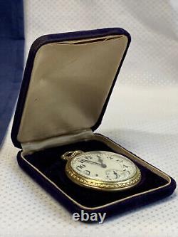 Vtg 1925 Hamilton Pocket Watch 2337205 Grade 992 16S 21J Model 2 RUNNING