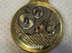 Vtg 1925 Hamilton Pocket Watch 2337205 Grade 992 16S 21J Model 2 RUNNING