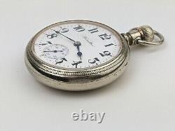 Vtg Antique 18s Hamilton Grade 924 17 Jewel Pocket Watch Two Tone NOT RUNNING
