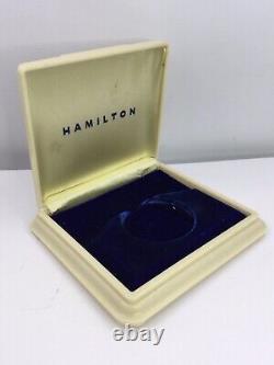 Vtg Hamilton Beige Pocket Watch Box Fits 42mm Watch (b203)