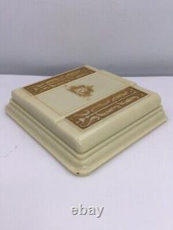 Vtg Hamilton Beige Pocket Watch Box Fits 42mm Watch (b203)