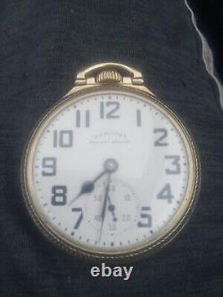 WORKING Hamilton railway special pocket watch 992b