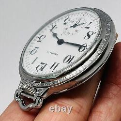 WOW 1948 Hamilton 16S 21J 992B RARE US Army Display BOC Railroad Pocket Watch