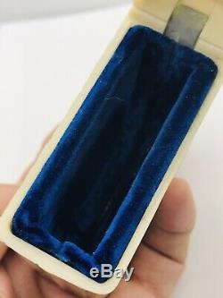WOW Hamilton White Ivory Cigarette Bakelite 992 992B 950B Pocket Watch Case Box