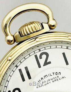 WOW MUSEUM 1952 Hamilton 950B Railway Special 16S 23J Railroad Pocket Watch