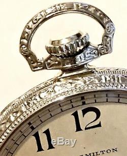 WOW MUSEUM QUALITY Hamilton 12S 23J Gr 922 Pocket Watch Near Mint Condition