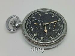 WW2 Era Hamilton Model 23 19J WWII US Military Chronograph Pocket Watch Repair