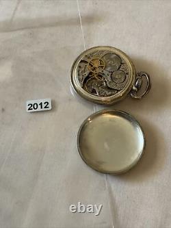 WW2 Hamilton GCT 22j 4992B US Military Govt Navigation Pocket Watch Silver. 800