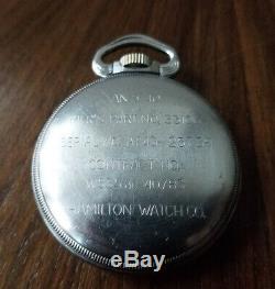 WWII HAMILTON Navigation POCKET WATCH 4992B US Army Air Force