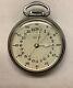 Wwii Hamilton Military Pocket Watch 24 Hr White Face, White Hands. Hard To Find