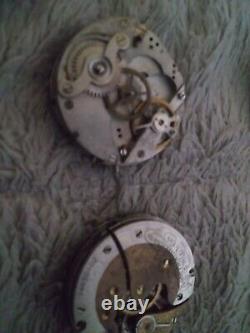 Waltham Hamilton 17j Pocket Watch Movement Lot Of 13 Not Running Molly Stark