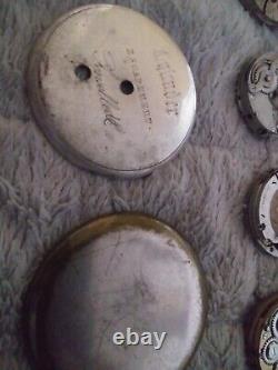 Waltham Hamilton 17j Pocket Watch Movement Lot Of 13 Not Running Molly Stark